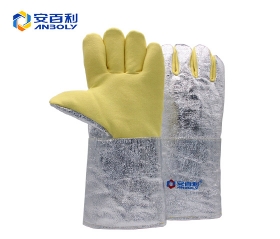 安百利ABL-S57 500度铝箔芳纶耐高温手套
